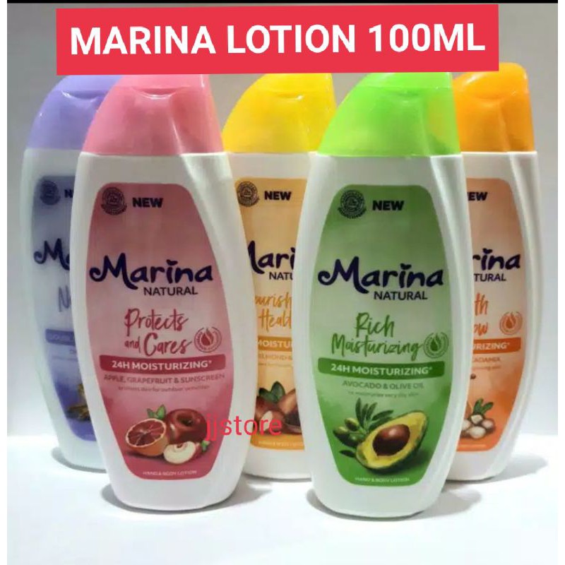 MARINA Hand &amp; body Lotion Natural 95 ml moisturize