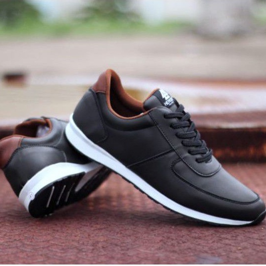 XSHOESBDG.ID x FREY Sepatu Casual Sneaker Pria Sepatu Pria Casual Sneakers Kulit Pu