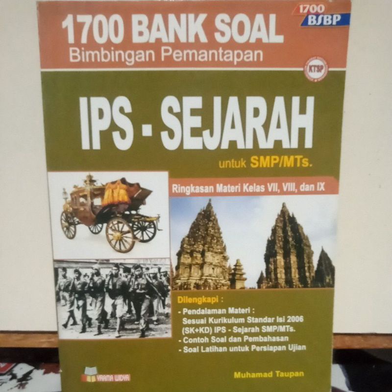 Buku Bimbel - 1700 BANK SOAL Bimbingan Pemantapan IPS - SEJARAH