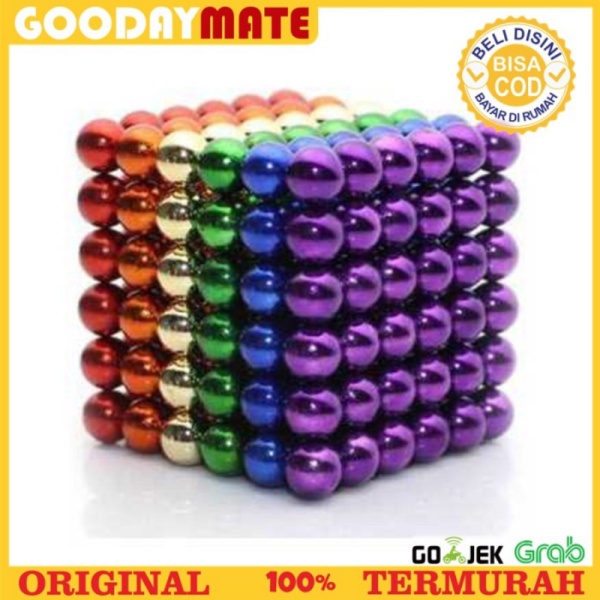 

Mainan Bola Magnet Magnetic Stick Bucky Balls Steel - 216PCS 5MM Murah