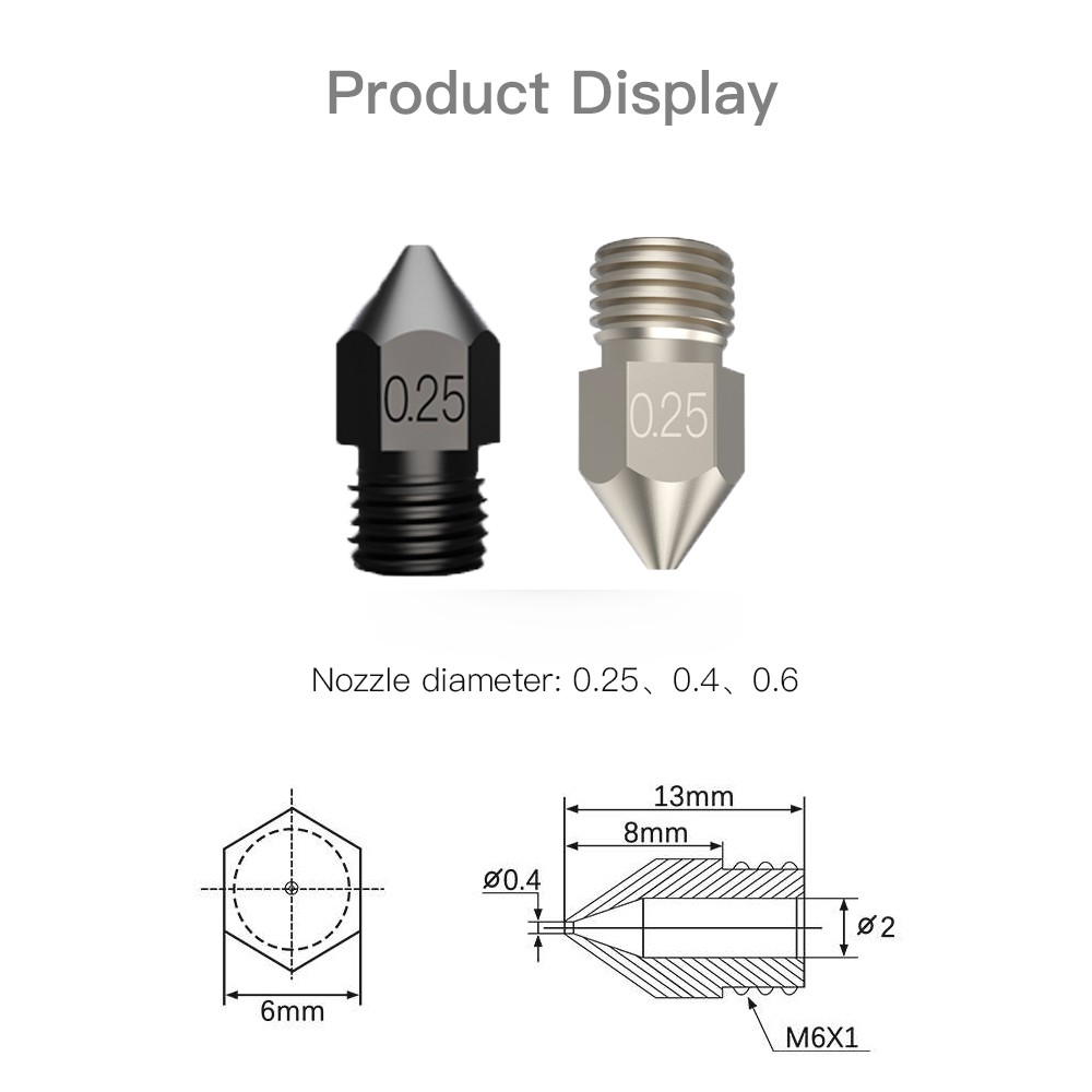 INDOCART Up Market Nozzle Kit 3D Printer Creality