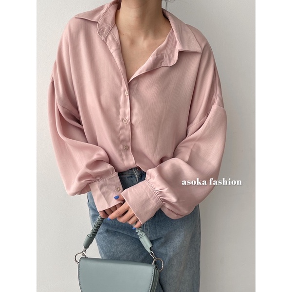 ASOKA SHINE TOP 2110 - Kemeja Premium Wanita | Atasan Wanita | Kemeja Basic Polos