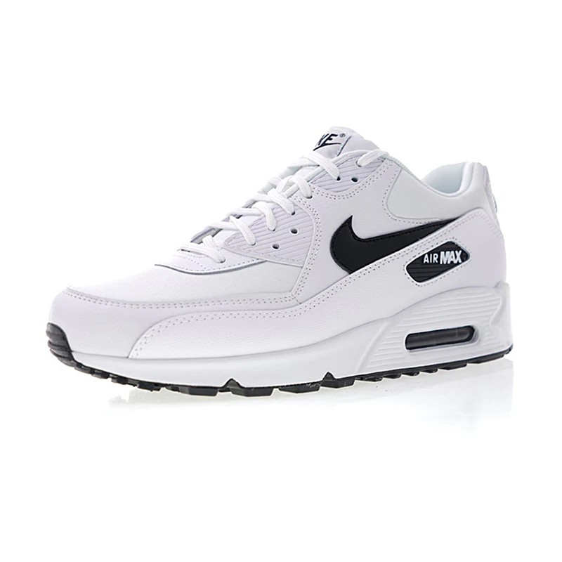 Original Authentic NIKE AIR MAX 90 ESSENTIAL Men's Running nike AIR MAX 90 ESSENTIAL Men Running Shoes Sneakers, White