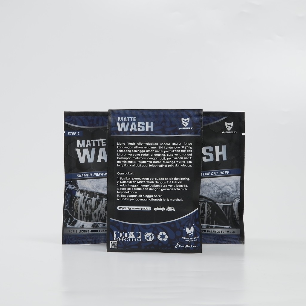 Shampo Cuci Motor Body Doff Sachet - Mizu Shield - Shampo Perawatan Motor Doff /Matte Wash-1