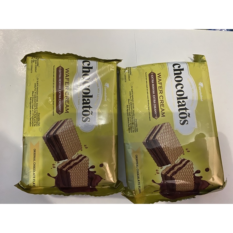 

Wafer Cream Chocolatos dapet 2pcs