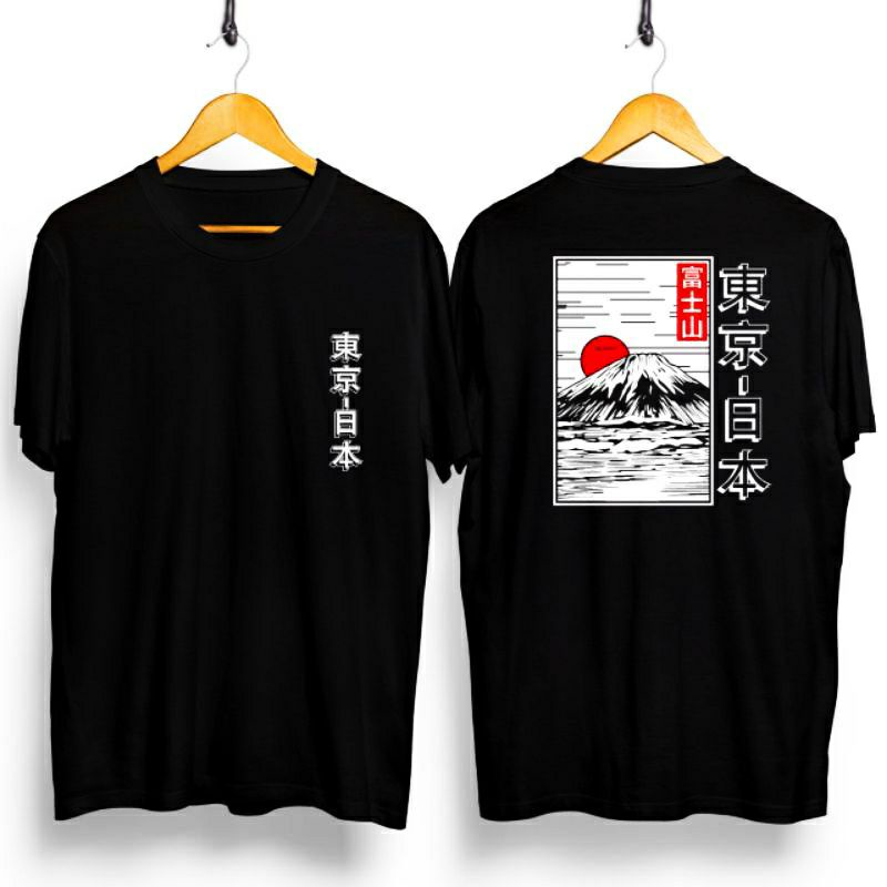 Kaos Samurai FUJI / Kaos Pria Lengan Pendek //kaos Jepang