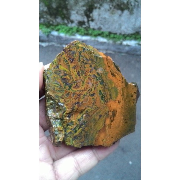 PancaWarna Kristal Agate Karawang Rough HQ Motif HADE Super Murah !!!