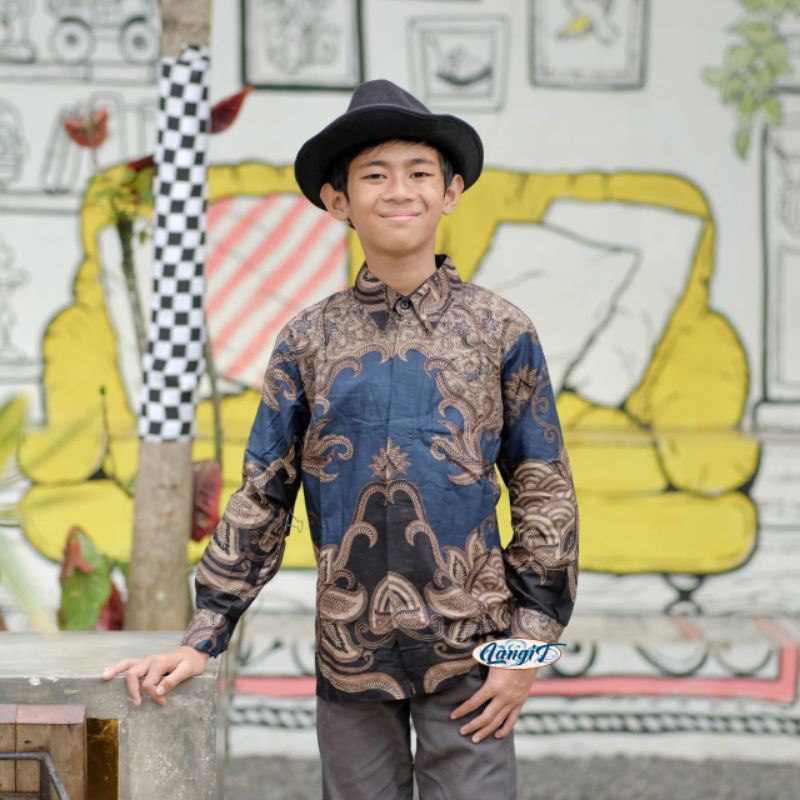 KEMEJA BATIK ANAK LAKI-LAKI LENGAN PANJANG BEST SELLER