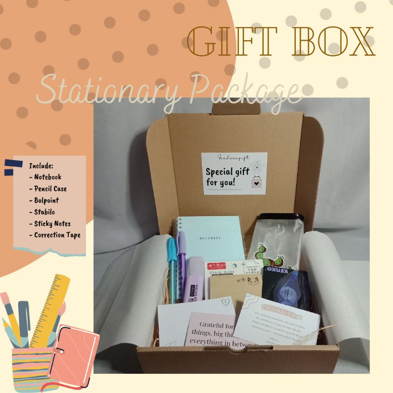 

Gift Box Stationery Package