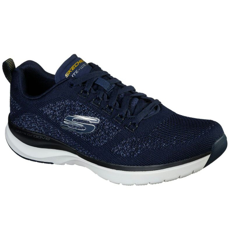 Sepatu Sport Original Skechers Ultra Groove - Royal Dragoon Men's Sneaker Shoes - Navy