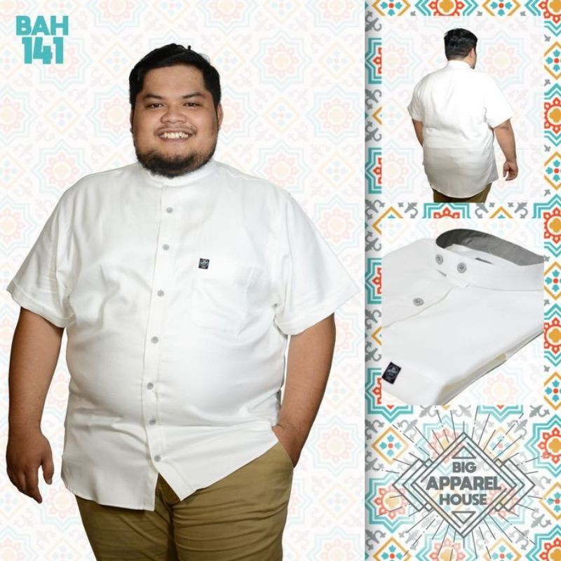 baju koko jumbo putih