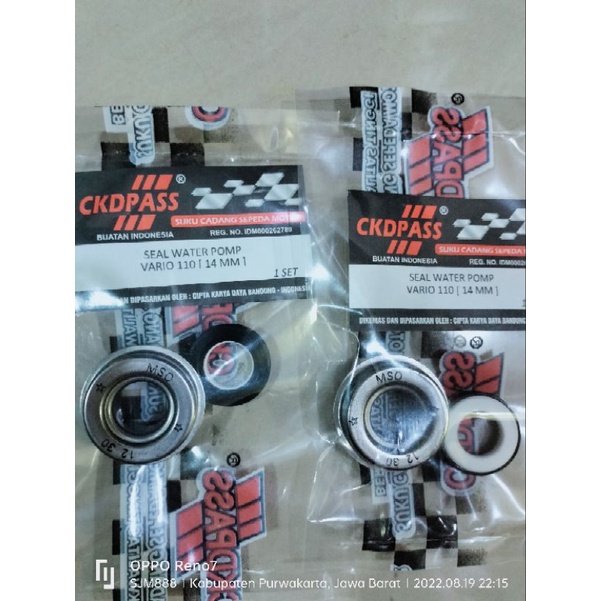 seal water pum vario 110(14mm)