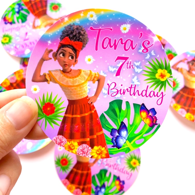 

Sticker Pudding Birthday / Bento / Nasi Kotak / Hampers Ulang Tahun - Encanto