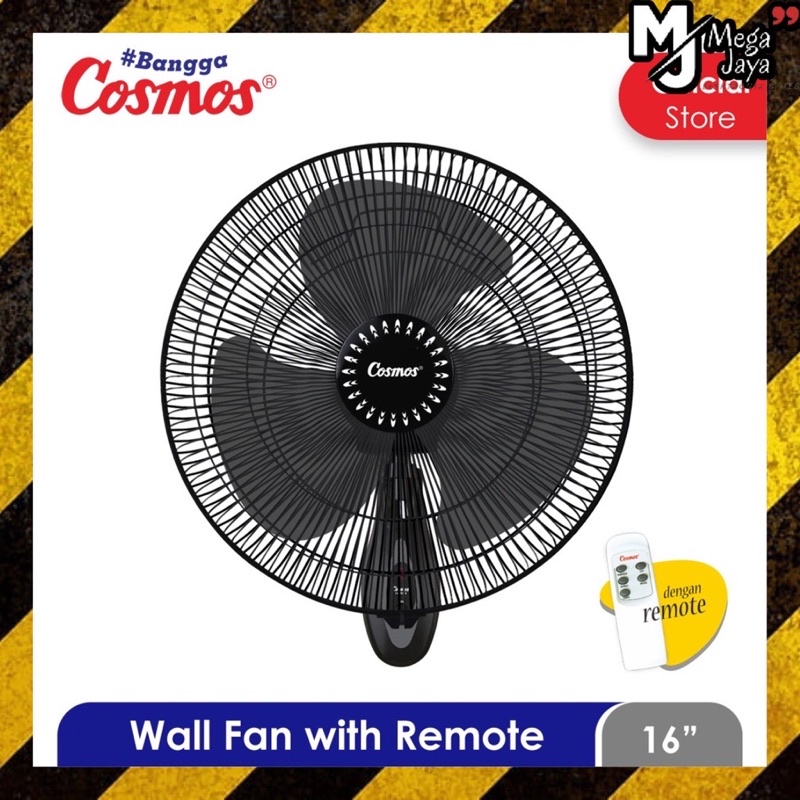 KIPAS DINDING COSMOS 16WFGR / COSMOS 16WFGR REMOTE CONTROL / UKURAN 16 INCH
