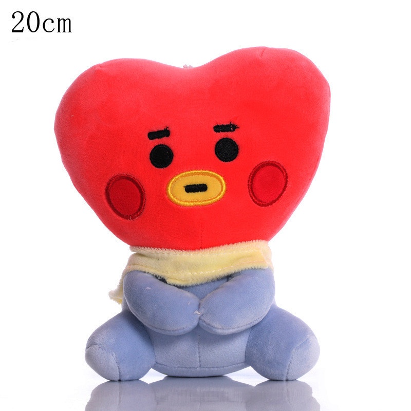 1pcs Gantungan Kunci Plush Toys Doll Boneka Kartun COOKY KOYA MANG RJ SHOOKY TATA Bahan