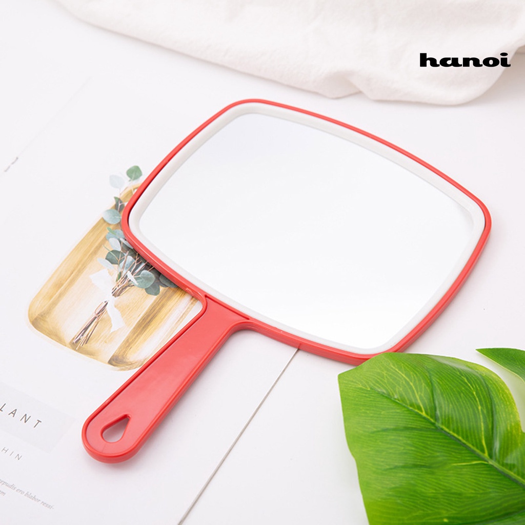 HQTM_Hand Mirror Anti-fog Portable Vibrant Color Home Salon Travel Cosmetic Mirror for Gift