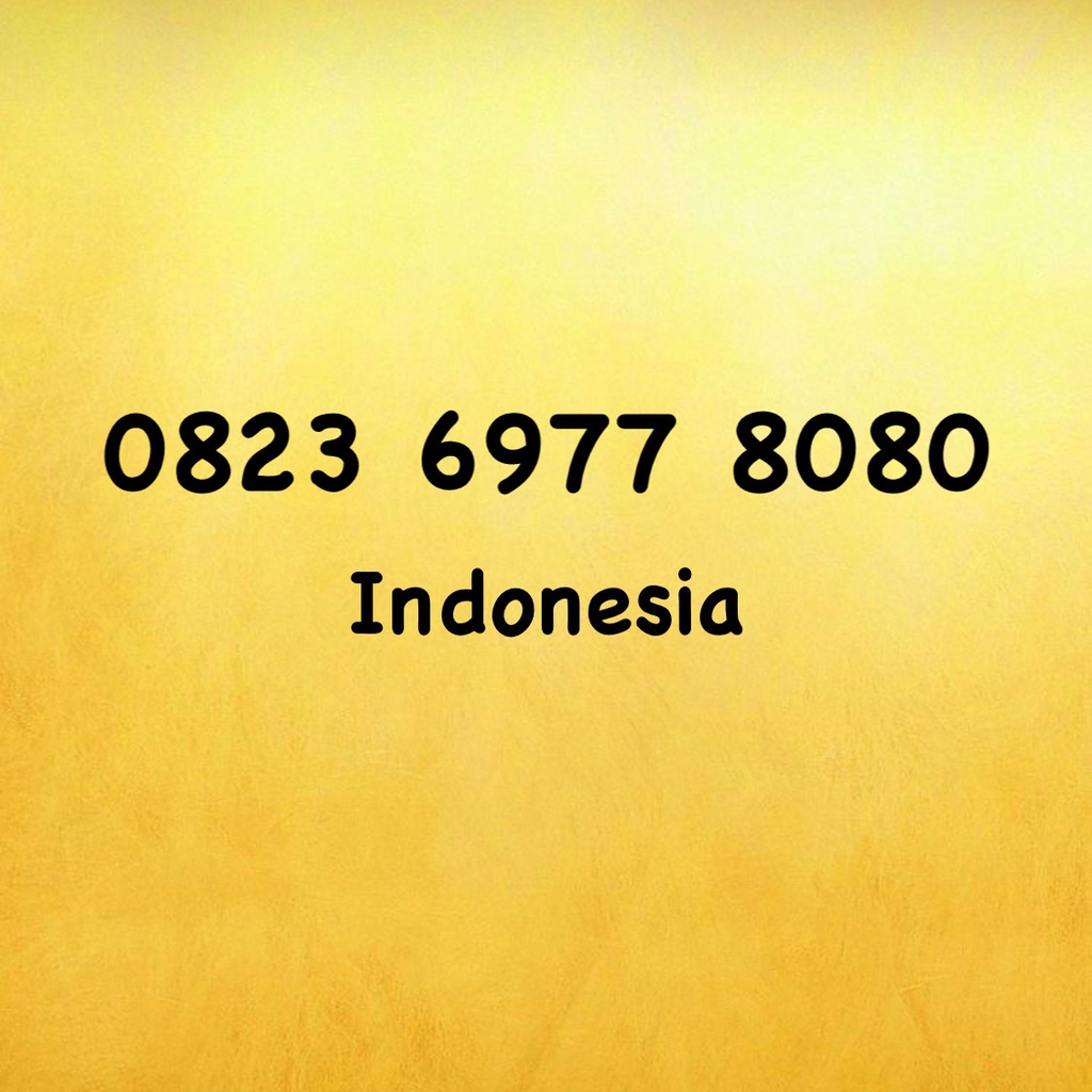 Nomor Cantik Kartu AS Double AB - 80 - 0823 6977 8080
