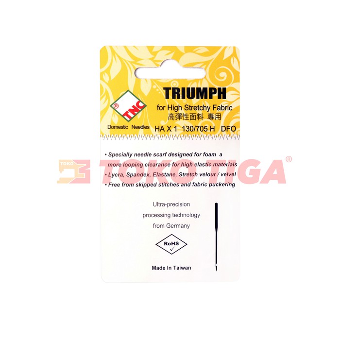 Jarum Triumph/TNC HAX1 DFO Spandex Stretch Mesin Jahit Portable-1