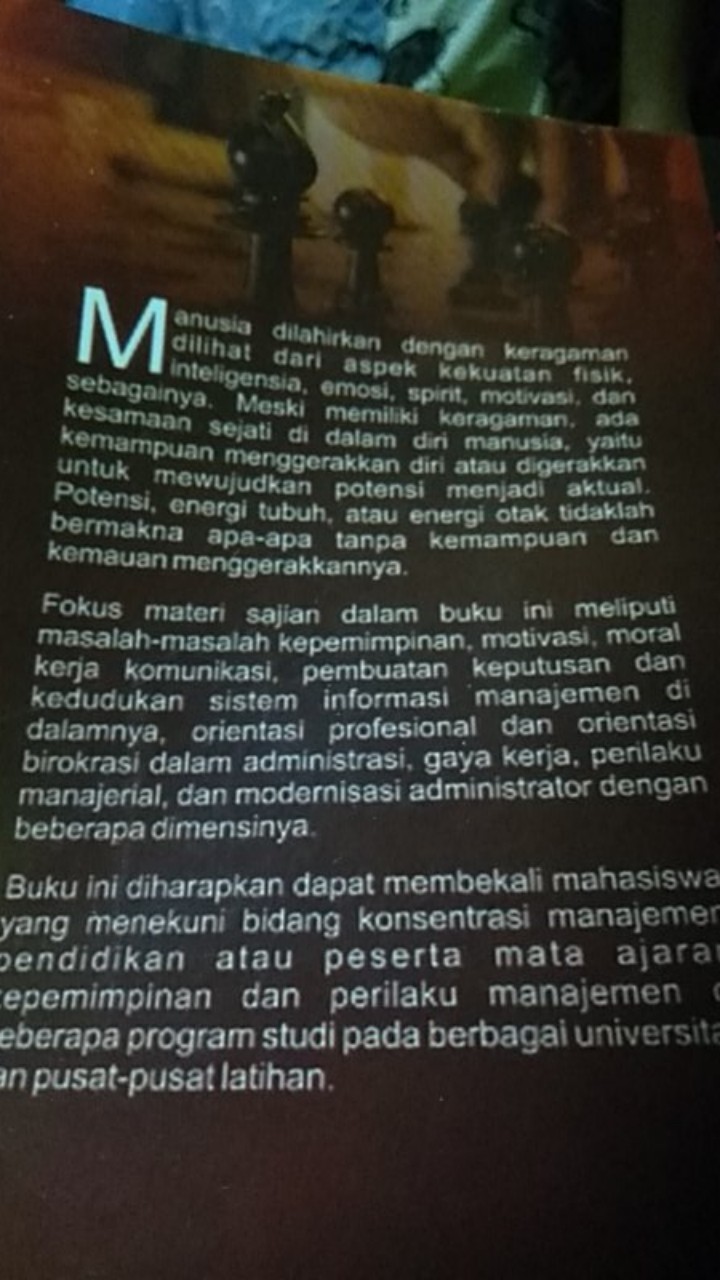 Motivasi Kepemimpinan Dan Efektivitas Kelompok