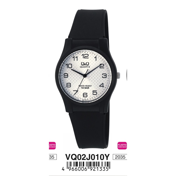 JAM TANGAN QNQ SPORT WANITA ORIGINAL D 36mm/ JAM TANGAN WANITA SPORT QNQ MODEL TERBARU RUBBER STRAP WATER RESIST 10 BAR