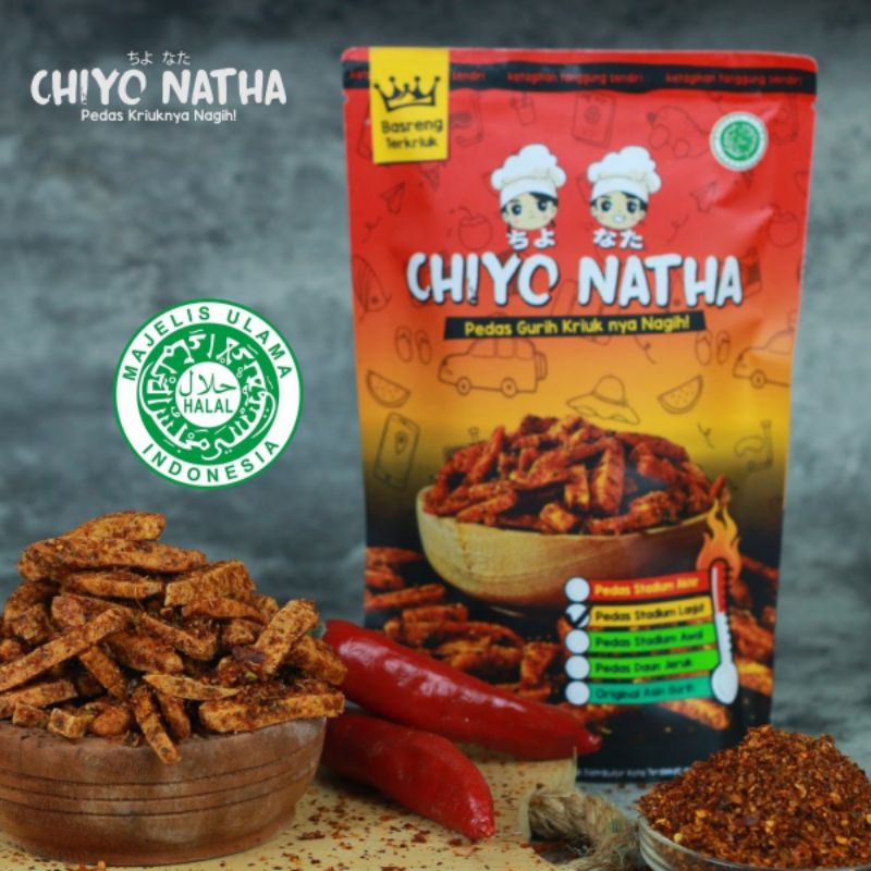 

Basreng Chiyo Natha Snack Cemilan Pedas Kriuk