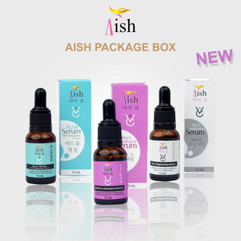 AISH SERUM | SERUM AISH | AISH ACNE | BRIGHTENING | DARKSPOT AMPUH MINGHILANGKAN JERAWAT MENCERAHKAN