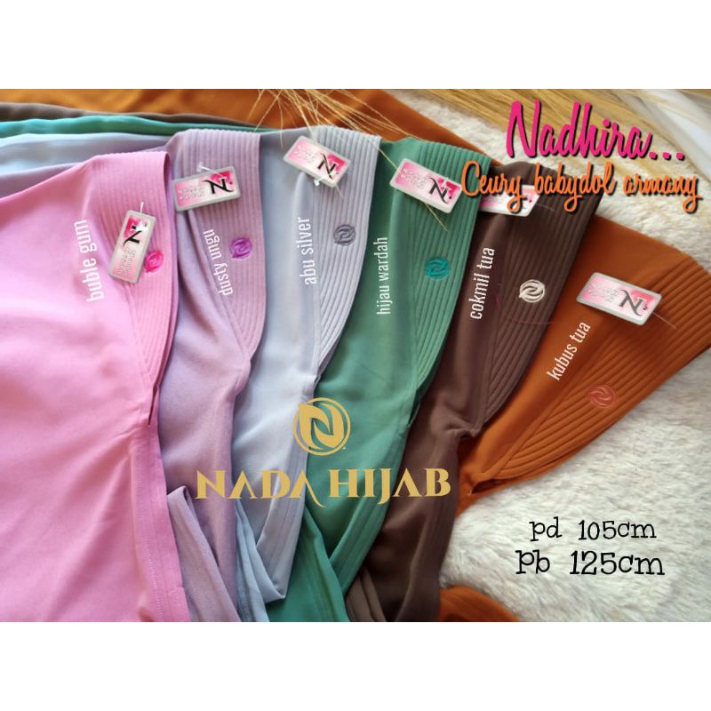 KHIMAR CERUTY BABYDOLL ARMANY / KHIMAR DOUBLE LAYER/ KHIMAR LAYER / KHIMAR KEKINIAN  / KHIMAR MEWAH