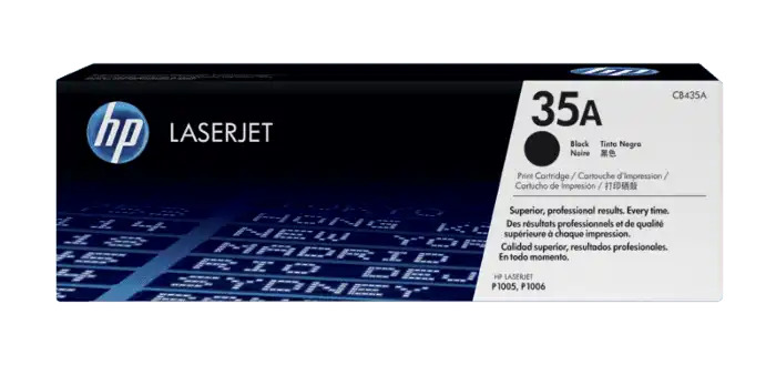 Toner HP Laserjet 35A Black CB435A Original Hitam