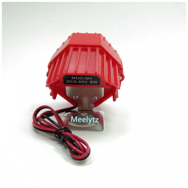 Lampu tembak sorot LED 4 mata segi body merah waterproof