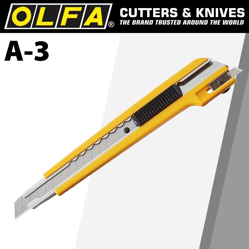 

Pisau Cutter 9mm Snap-Off Blade Cutter A-3 Olfa