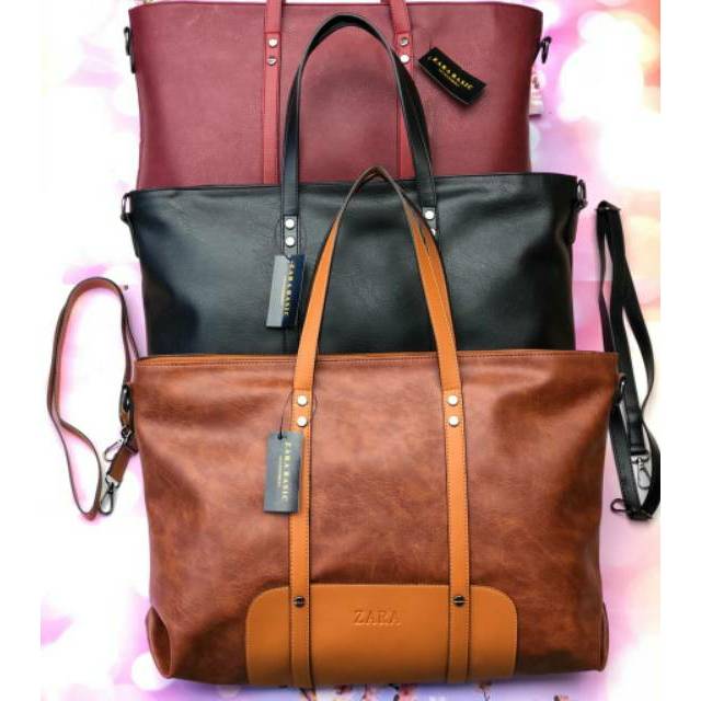 Tas zara trafaluc / tas zara basic / totebag zara / zara tote / totebag import / handbag zara