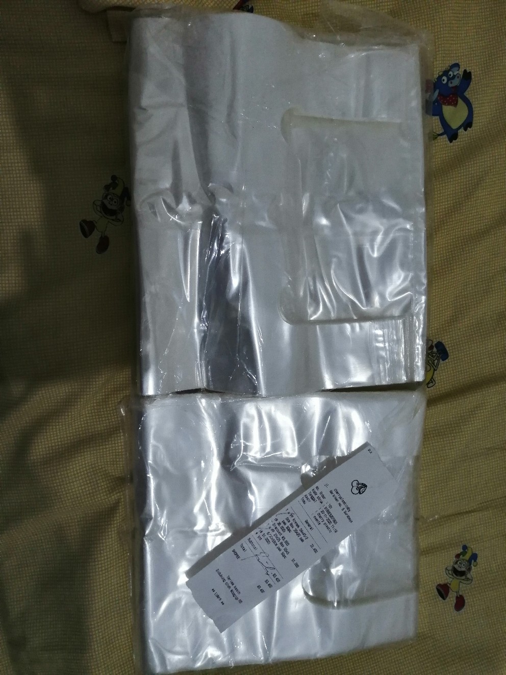 Kresek Pp Bening Transparan Alas 25x25 Tinggi 55cm Tebal 05