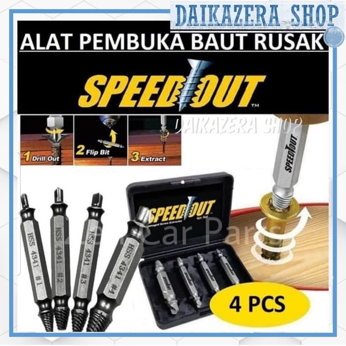 Alat Lepas Baut yang Rusak / Screw Extractor Broken