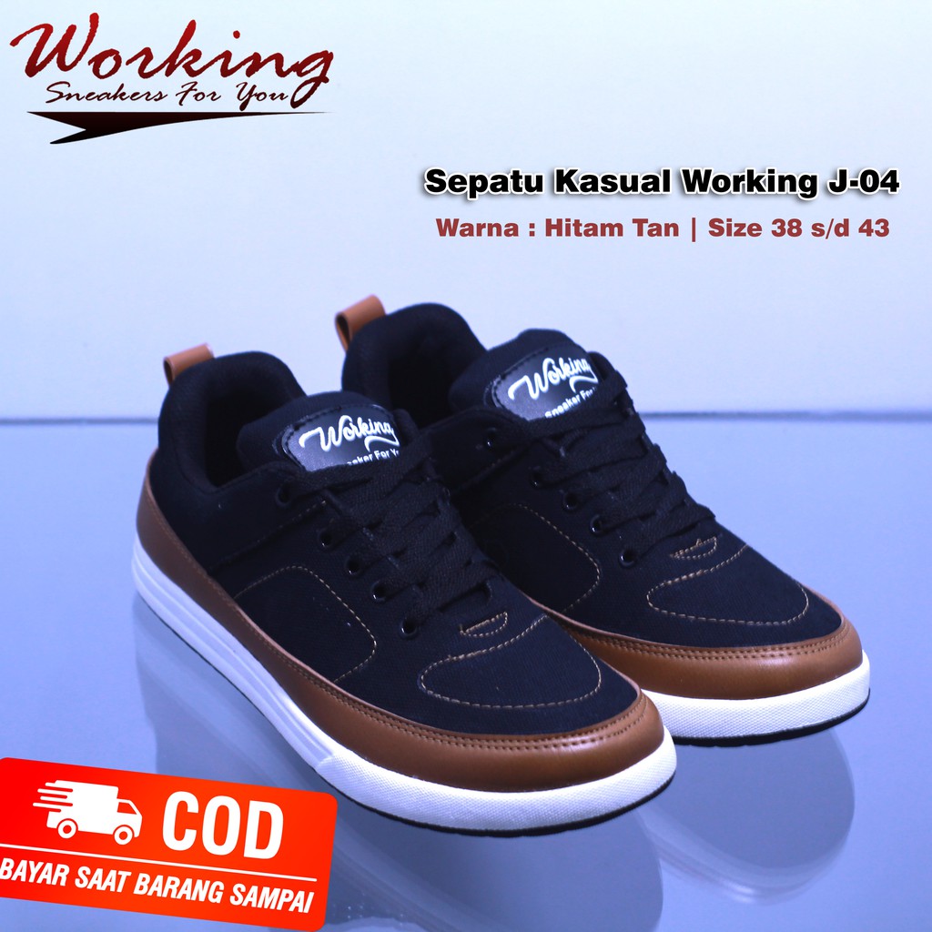 Working Sneakers For You Sepatu Kasual J-04