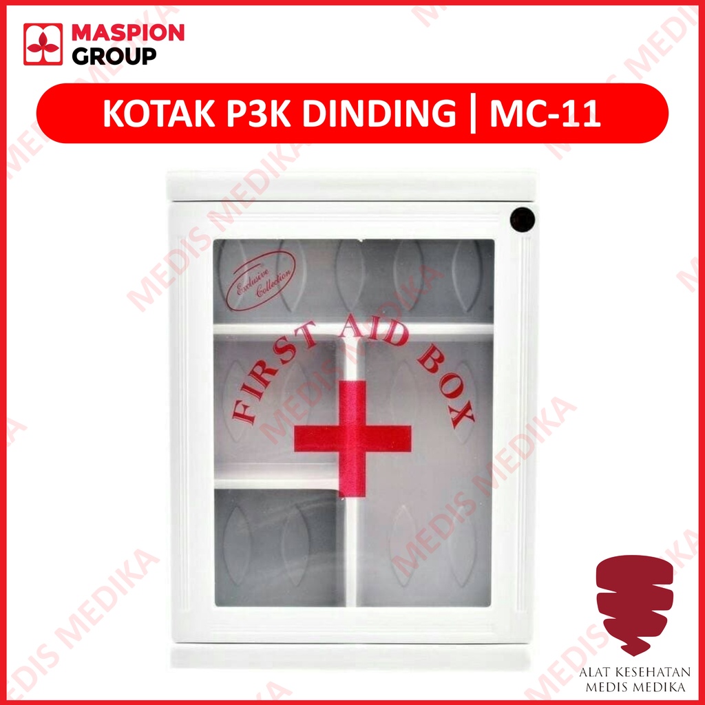 Kotak Obat P3K Dinding First Aid Box Wadah Tempat MC-11 Maspion MC11 MC 11 FA004