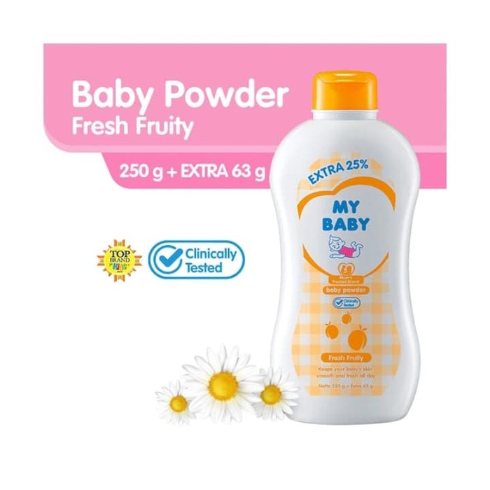 My Baby Powder Bedak Bayi Sweet Floral / Soft &amp; Gentle / Fresh Fruity 500gr 500 gr / 350gr 350 gr / 250gr 250 gr