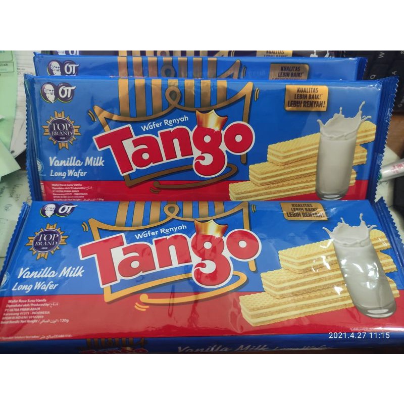 

TANGO 130 G READY RASA VANILA COKLAT TIRAMIZU