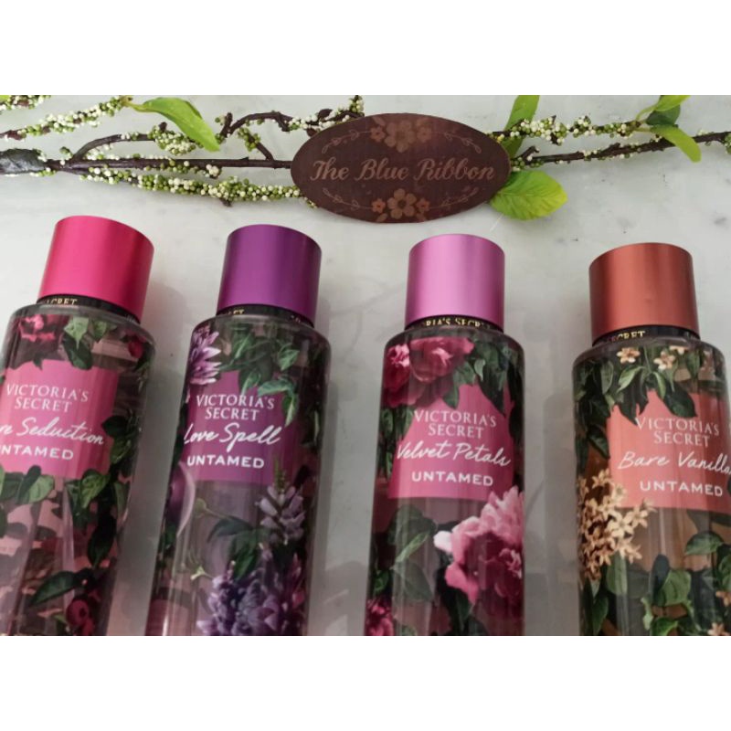 VICTORIA SECRET UNTAMED COLLECTION (BARE VANILLA , LOVE SPELL , VELVET PETALS , PURE SEDUCTION )