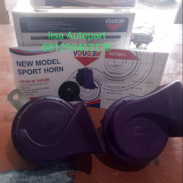 Klakson Zegen keong full copper