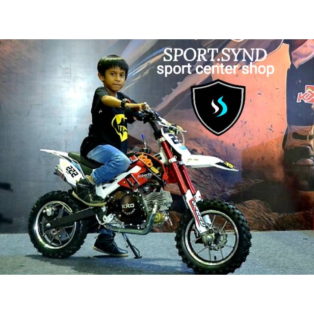 Motor Trail Mini Mtb Kxd Mesin 50cc 2tak Special Edition Terbaru Shopee Indonesia