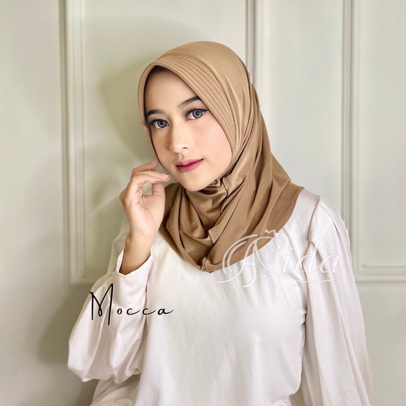 Hijab Sport Volly Premium-Mocca