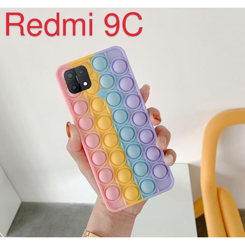Casing POP IT Xiaomi Redmi 9C SoftCase POP IT 3D Polos