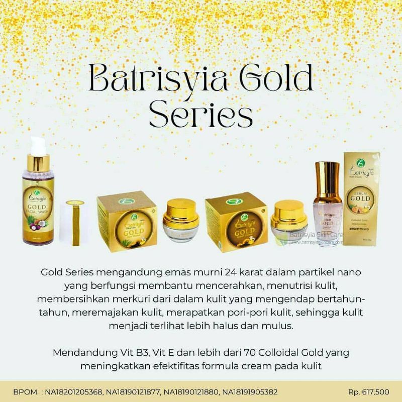 GOLD SERIES BATRISYIA/ GOLD SERIES OLLA RAMLAN/ BATRISYIA GOLD SERIES/ CREAM GOLD BATRISYIA