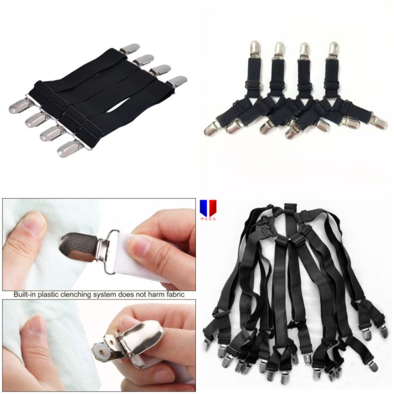 SUSPENDER CLIP/ZIPPER STRAP WEBBING/ KLIP PENJEPIT SERBAGUNA BESI NIKEL UTK PENJEPIT SPREI/SARUNG SOFA/FHASION DLL