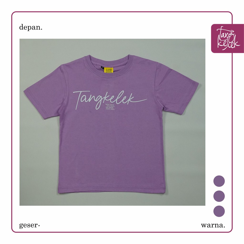 Tangkelek Baju Anak Ketek Tangkelek Ketek Lado Kutu Warna Ungu
