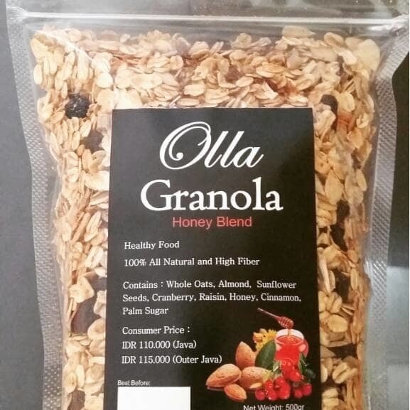 

Olla Granola Honey Blend / Diet Snack Muesli 500 gr