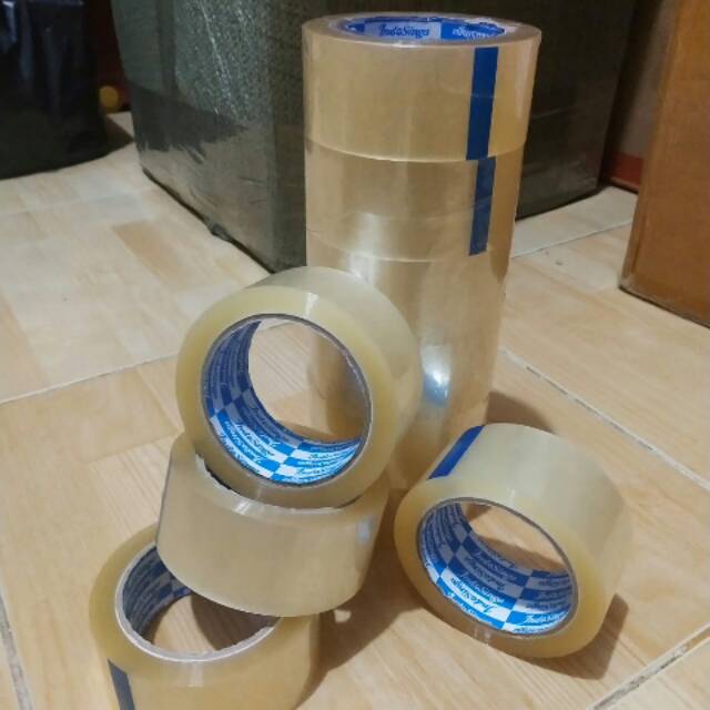 

Lakban Bening Berkualitas 45mm 100yard 90meter Tidak Mudah Putus Per PCS