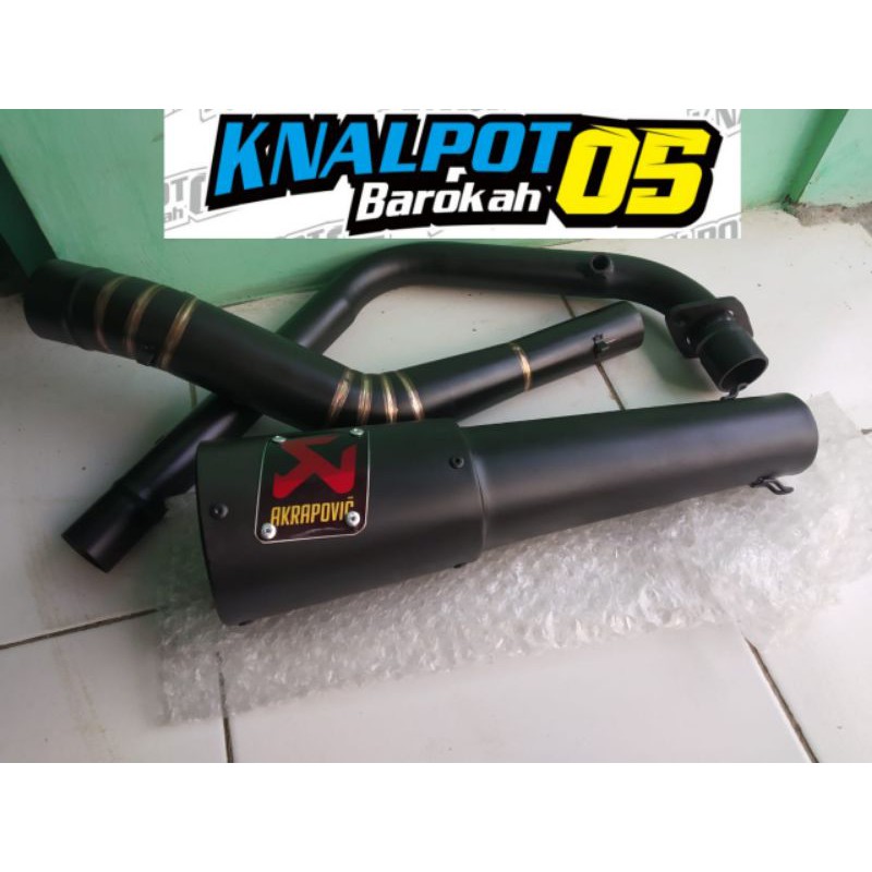 KNALPOT CBR 150R facelift AKRAPOVIC Stenlis, 150R facelift