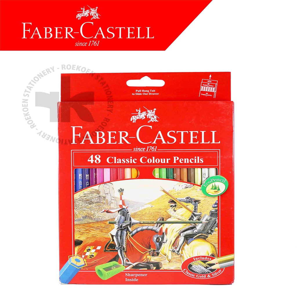 

Faber Castell Classic Pensil Warna 48 Panjang Permanent 115858