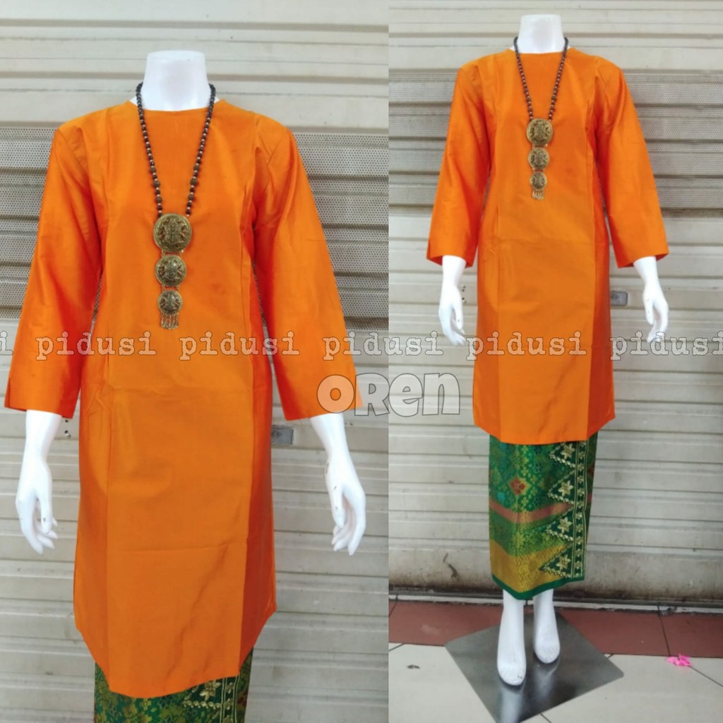 TERBARU SET TUNIK TAFFETA DAN ROK SONGKET / SET TUNIK TAFFETA PREMIUM